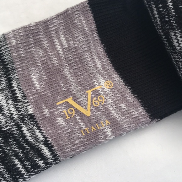 19V69 ITALIA MENS DRESS SOCKS SIZE 10-13 6 PAIRS I LOVE THEM FREE GIFT - Picture 7 of 8